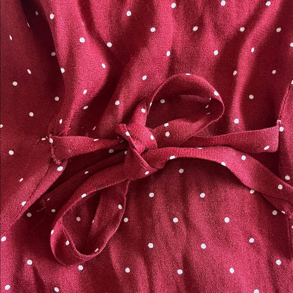 Reformation Synthetic Harbor dress in red - Picture 16 of 16